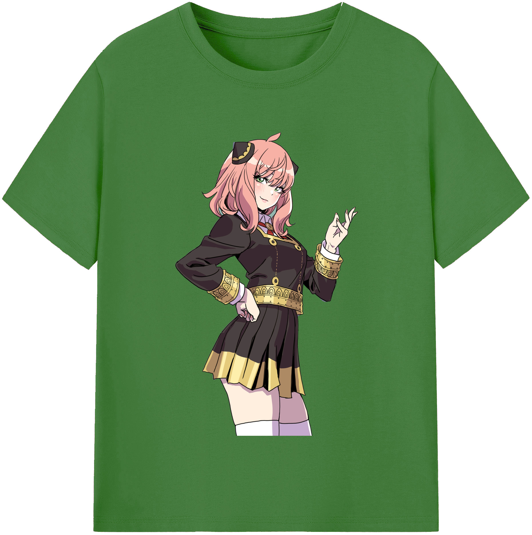 （画像用） SPY×FAMILY间谍家家酒 レディースカジュアルプリントTシャツ（綿100％）